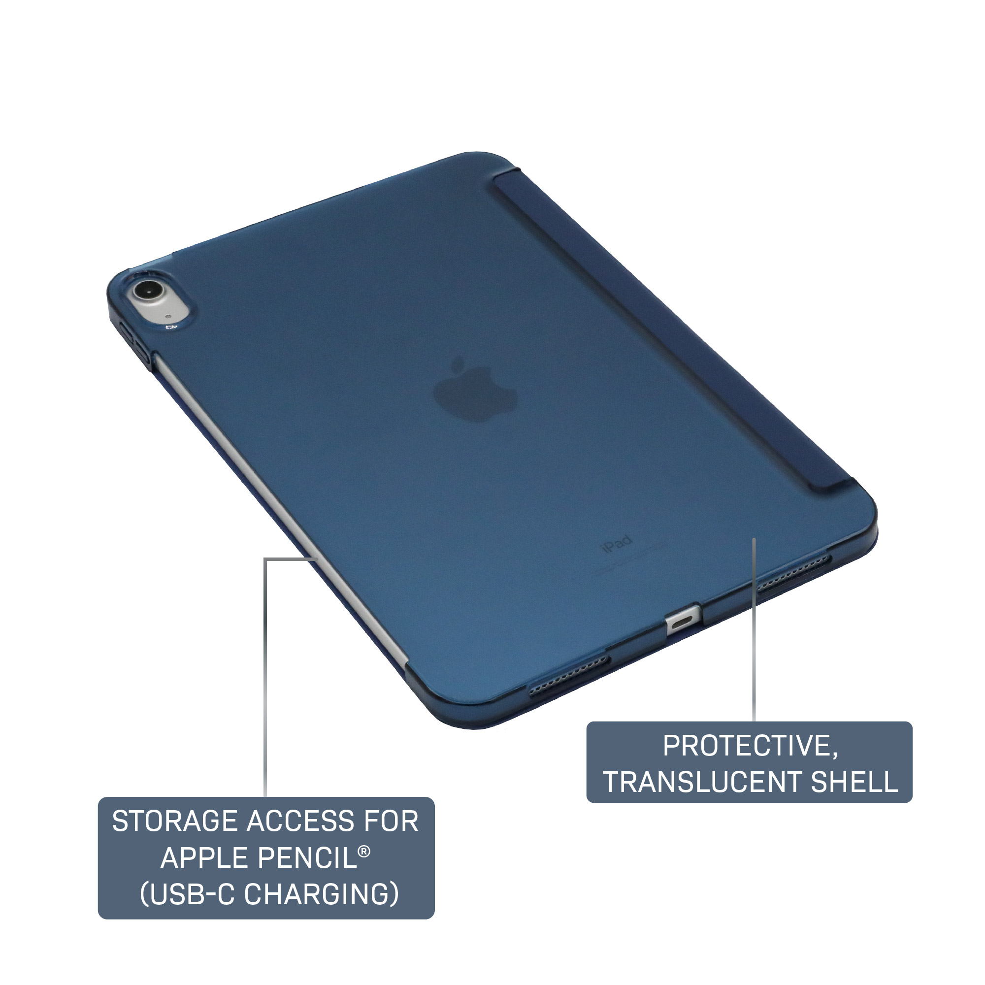 Body Glove iPad A16/10th Gen Tablet Folio Case, Blue photo 5