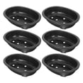 thumbnail image 3 of PAMINGONO Horticultural Flowerpot Plastic Flowerpots Black for Bonsai Planting Pots 6Pcs, 3 of 7