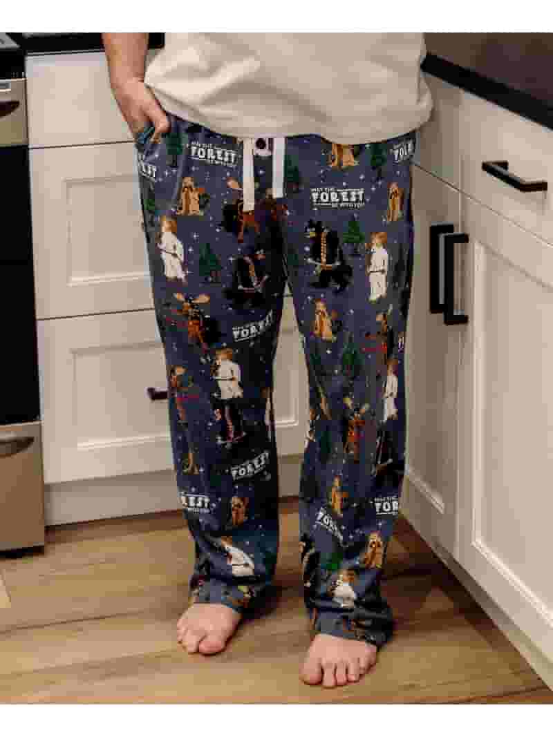 LazyOne Pajama Pants for Men, Male Pajamas, May the Forest LazyOne Pajama Pants for Men, Male Pajamas, May the Forest