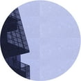 thumbnail image 1 of Ahgly Company Tapis Rond Lavable en Machine Intérieur Transitionnel Violet Pervenche Profond, 6 Pieds Rond, 1 of 7
