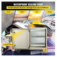 thumbnail image 4 of NEMA 4X Enclosure 20x16x8 Inch - Fiberglass Electrical Box, IP66 Waterproof, Hinged Junction Box - Indoor Outdoor Use w/ Mounting Plate, 4 of 7