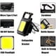 thumbnail image 4 of Eigraketly Linternas portátiles con luz LED COB, lámpara recargable tipo C, herramientas de iluminación brillante, accesorio para senderismo al Ropa Deportiva, Zapatos, 4 of 6