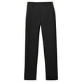 thumbnail image 5 of Boy Uniform Pants Straight Pants with Pockets Pull On Chino Pants Stretch Pants Boy Black Uniform Pants Back To School Outfits for Boys Teen Preppy Clothes 13-14 Years, 5 of 6