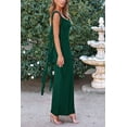 thumbnail image 4 of PRETTYGARDEN Women's Summer Long Formal Wedding Guest Dress Sleeveless Ruffle Cocktail Party Maxi Bodycon Dresses, 4 of 7
