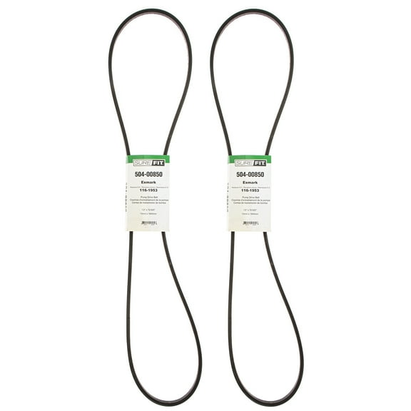 SureFit Pump Drive Belt 116-1953 Exmark Lazer Z AS Toro Z Master 3000 G3 2PK