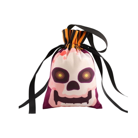 Darzheoy Halloween Treats Bags, Halloween Drawstring Candy Bags for Halloween Treats Bags, Goodie Candy Gift Bags for Kids, Halloween Party Favors Supplies
