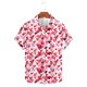thumbnail image 5 of Camisas de Manga Larga para Hombres Día de San Valentín Impreso Botón Solapa, Camisa de Manga Corta Casual para Regalos, 5 of 9