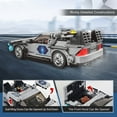 thumbnail image 3 of Bamboohart 392 PCS Car Building Block Set for Back to the Future Time Machine Car Building Kit, 3 of 8