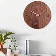 thumbnail image 4 of 3X Reloj de pared con mecanismo de movimiento de cuarzo silencioso DIY, manecillas de 20 mm para reloj de 12 pulgadas, piezas reemplazadas, rama de madera, 4 of 8