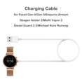 thumbnail image 4 of Cable de carga USB para Emporio Skagen Falster 2 Fossil Gen 4 (Blanco), 4 of 9