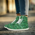 thumbnail image 2 of FUIALDOLG Womens Sneakers High Top Walking Shoes Cozy Ankle Bootie with Laces, 2 of 7