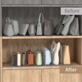 thumbnail image 5 of 2Pack Bag & Purse Organizer for Closet,Adjustable Clear Handbag Shelf Clutch Dividers for Closet Org, 5 of 5