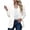 White, variant on Womens Casual Blazers Open Front Long Sleeve Work Office Suit Jackets Blazer