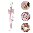 thumbnail image 3 of Unique Bargains 1 Pc Handbag Charms Keychains Fashionable Bow Heart Bag Accessories Pink, 3 of 5