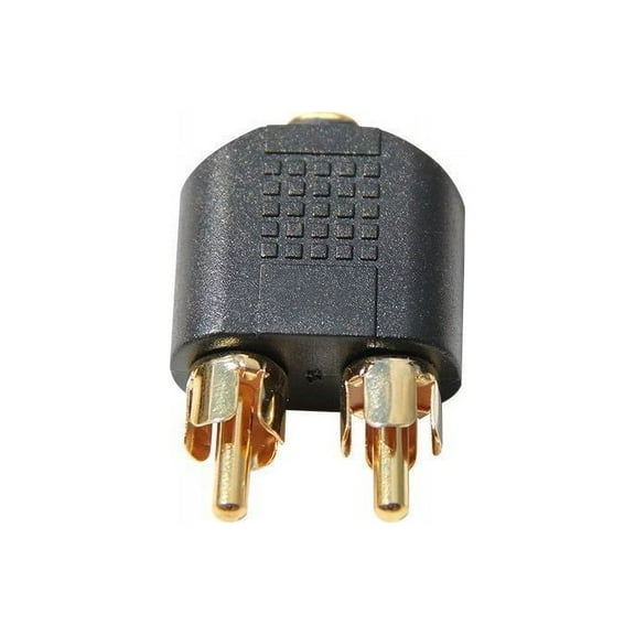 Gadgetsville - 3.5mm (1/8") Female-to-RCA Male Stereo Audio Adapter (CBFTM-RCA)