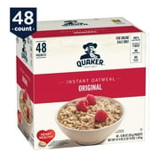 Quaker Instant Oatmeal, Original, Individual Packets, 48 Ct