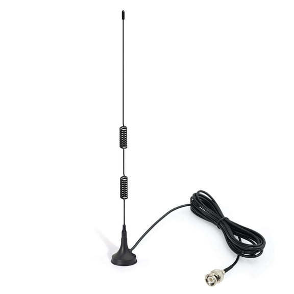 Bingfu VHF UHF Ham Radio Police Scanner Antenna Amateur Radio Mobile Radio Scanner Antenna Magnetic Base BNC Male Antenna Compatible with Uniden Bearcat Whistler Radio Shack Police Scanner H