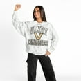 thumbnail image 4 of Women's Gameday Couture  Ash Vanderbilt Commodores Whiteout Premium Fleece Camo Sweatshirt, 4 of 5