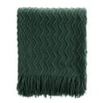 thumbnail image 5 of Battilo Dark Green Throw Blanket,Forest Green Throws,Christmas Decorative Blanket for Bed,50"x60", 5 of 8