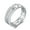 White, variant on Eosunjian Men Ring Simple Bright Luster Smooth Surface Geometric Electroplating Decorative Gift Male Engagement Wedding Ring Fashion Jewelry for Banquet White US 7