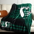 thumbnail image 2 of CFL Saskatchewan Roughriders Throw, 50" x 60", 2 of 4