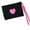 Black, variant on Trendy Retro Short Wallet with Vibrant Candy Color and Heart Shape Pattern Coin Purses Multi Functional Compartments