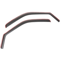 Rugged Ridge by RealTruck | 81349.08 Window Visor Kit, Front, Matte Black, Channel, Compatible with 1999-2014 F250-F550 Crew