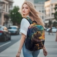 thumbnail image 4 of Psesaysky Cosmic Bear Family Art Boys Girls Backpack Knapsack Travel Hunting Daypack, 4 of 7