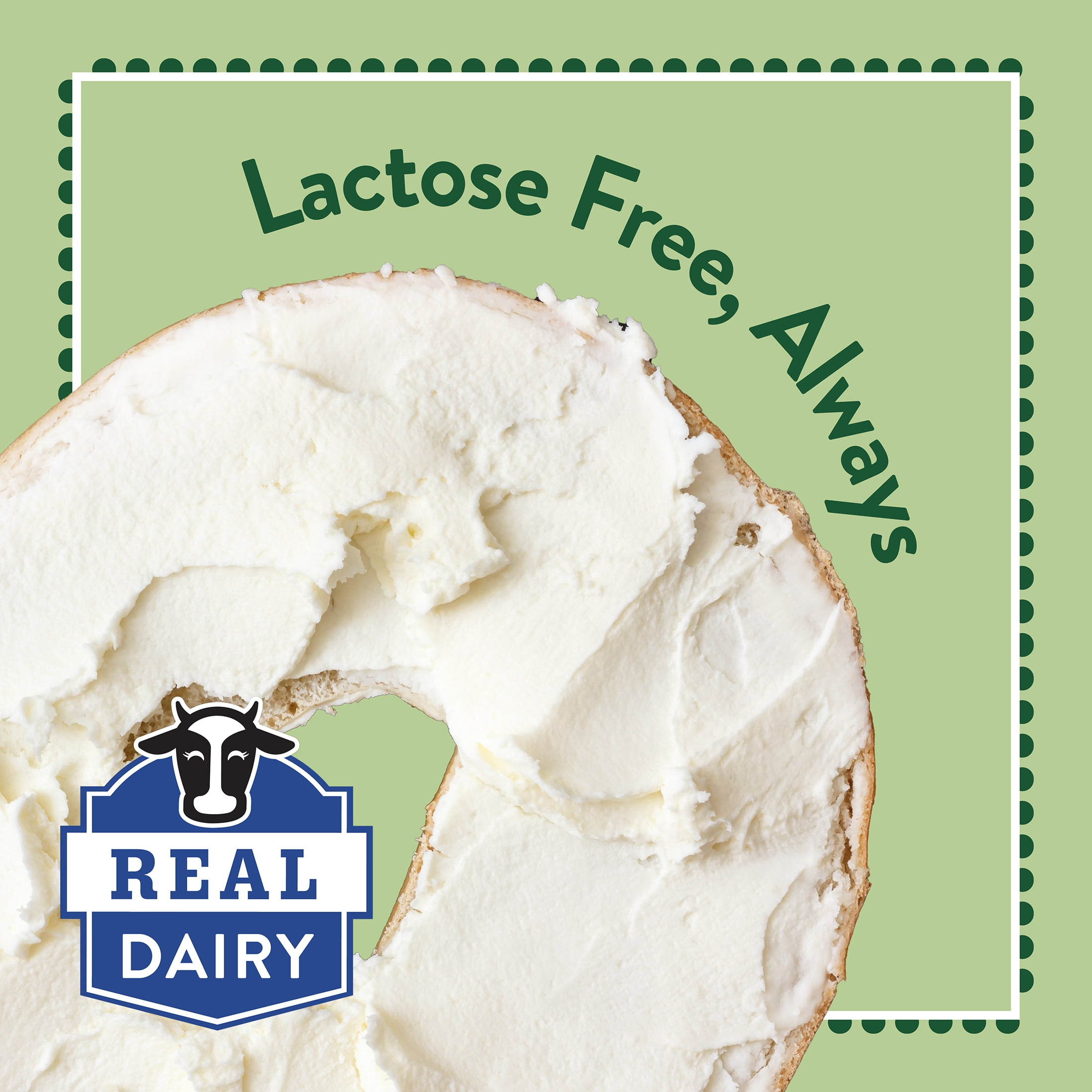 Green Valley Lactose Free Cream Cheese, Spreadable 8 oz Tub