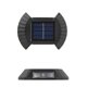 thumbnail image 2 of Moyic Luz de pared alimentada por energía Solar para valla, hogar, oficina, jardín, Patio, resistente al agua, lámpara de detección de carga de luz Iluminación y accesorios 2 bombillas blancas. Moyic HA064933-01B, 2 of 6