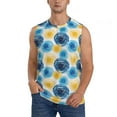 thumbnail image 2 of Goofa Circular Printed Men's Sleeveless T-Shirt - Athletic Gym Workout Tank Top for Men - Moisture-Wicking, UPF 30+ Quick-Dry Muscle Tee-XX-Large, 2 of 8