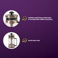 thumbnail image 4 of Prensa francesa para café Mr. Coffee 900 ml de vidrio borosilicato, 4 of 5