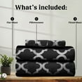 thumbnail image 3 of Lux Decor Collection 3 Piece Deep Pocket Bedroom Bed Sheet Set - Twin XL Sheets, Black, 3 of 7