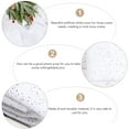 thumbnail image 5 of Raindrops 1 Sheet Christmas Fake Snow Carpet Artificial Snow Christmas Snow Prop (White), 5 of 7