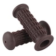 thumbnail image 3 of Handlebar Cover Modification Universal Shakeproof Non Slip Rubber Grips Motorbike Accessory For 25-28mm Motorcycle HandlebarDark Brown, 3 of 8