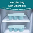 Ice Cube Tray For 40 Oz Tumbler Cup Silicone Ice Cube With Lid And For Drinks Coffee Easy Fill