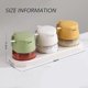thumbnail image 5 of Spice rack, clear glass spice jar with lid and spoon, kitchen spice storage container, 5 of 5