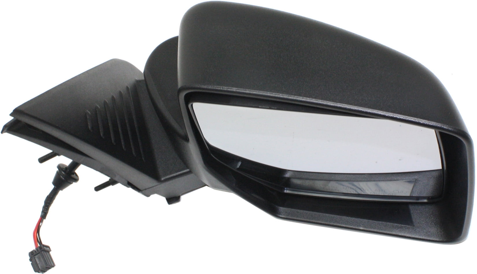 Mirror Compatible With 2008-2012 Jeep Liberty Right Passenger Side Heated Textured Black Kool-Vue