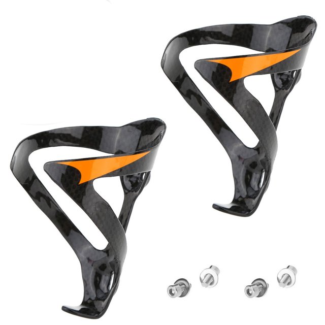 2 Pcs Support de Bouteille d'Eau en Fibre de Carbone Super Léger pour Vélo