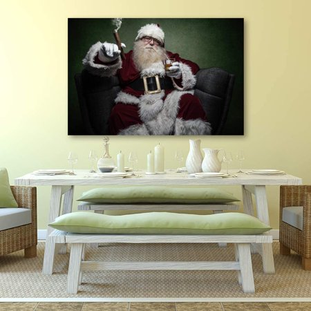 Wall26 Wall26 Canvas Wall Art Christmas Santa Claus Decor Painting
