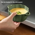 thumbnail image 5 of Yyuenw Pumpkin Bowls Ceramic Pumpkin Dish 10 oz Casserole Cookware Serving Pot Pumpkin Safe Oven Pot with Lid and Handle for Fall Halloween Thanksgiving Autumn Cooking Baking Dessert, 5 of 5