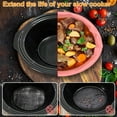 thumbnail image 3 of NUAHRHY Silicone Slow Cooker Liner Reusable Silicone Slow Cooker Insert Liner with Handle Leakproof Slow Cooker Silicone Insert Heat Resistant Slow Cookers Bag Liner Dishwasher Safe for 8QT Pot, 3 of 7