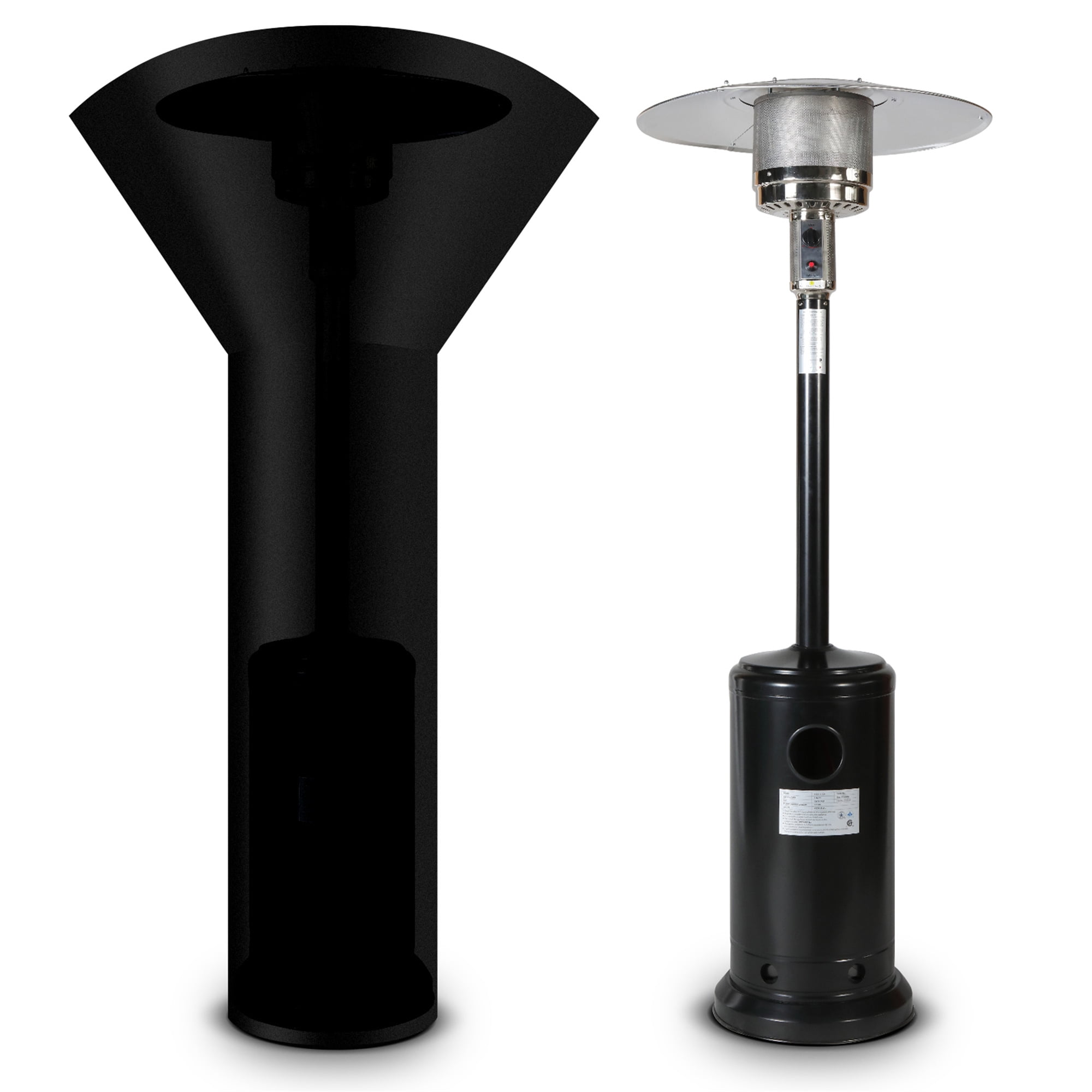 Large Outdoor Patio Heater 46000 BTU Propane Patio Heater with Cover