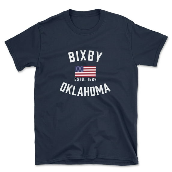 Bixby Oklahoma Patriot Men's Cotton T-Shirt