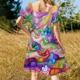 thumbnail image 5 of Sere Candyland Sleeveless Dress luxury woman party dress Woman fashion dress summer02 wom, 5 of 7
