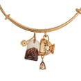 thumbnail image 2 of Pulsera rígida con dijes Alex and Ani Spill the Tea Cup Charm, 2 of 5