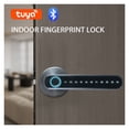 thumbnail image 2 of Tuya Digital Electronic Smart Door Lock Biometric Fingerprint Door Handle Keyless Digital Password Smart Home ,More Secure, 2 of 7