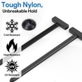 thumbnail image 2 of Zip Tie Fender Clip - Nylon Universal Door Panel Clips Cable Tie Buckle - Automotive Retainer Clips and Fasteners - Plastic Rivets for Cars Door Trim (100), 2 of 6