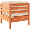 thumbnail image 6 of vidaXL Garden Sofa Set Wax brown, Cream Solid pine wood Large Modular, 6 of 10