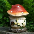 thumbnail image 2 of Rvaymup Elf Mushroom House Decoration Yard Lawn Outdoor Fairy Garden Terrace Ornaments, 2 of 10